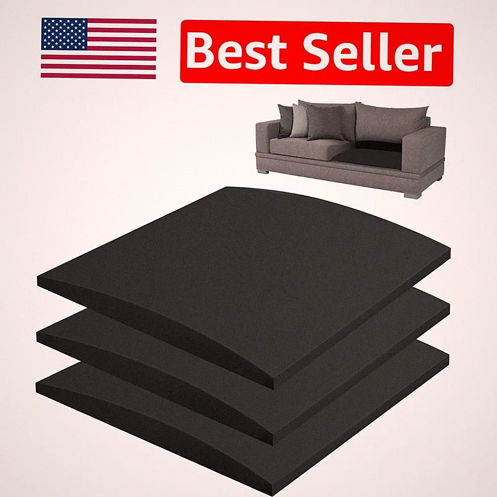 3-Pcs 20x20 Inch High-Density Foam Couch Cushion Support for Ultimate Comfort