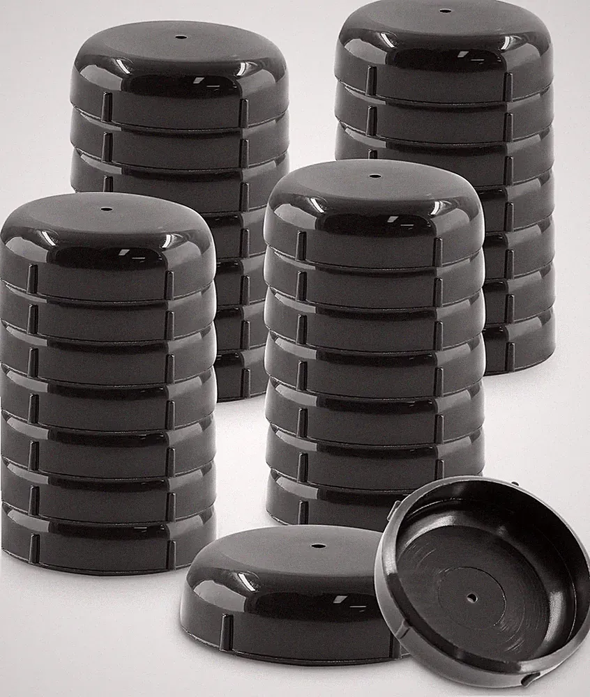 40 Pcs 1-1/2" Wrought Iron Patio Furniture Feet Caps Outdoor Patio Chair Glides