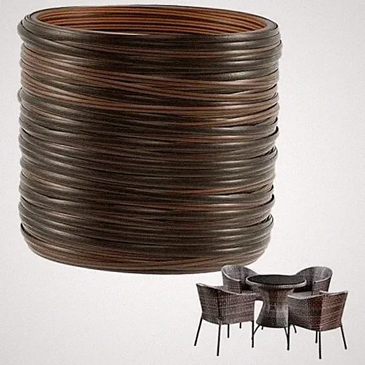 Wicker Repair Kit - Rattan Patio Chair Sofas Repair 459ft Graduated Dark Brown